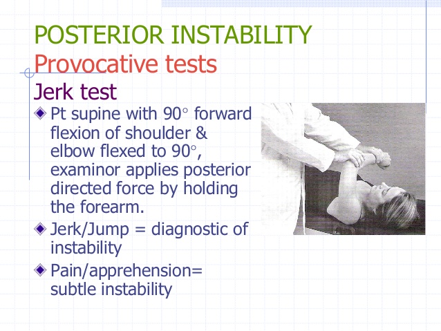 Image result for image of testing for shoulder instability